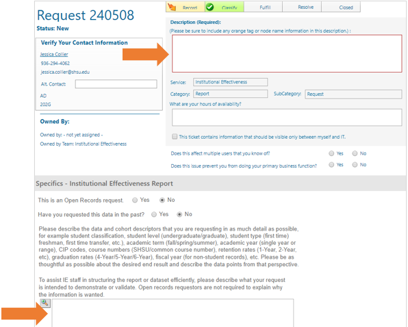 Cherwell Submission Page